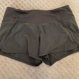 Lululemon Olive Green Athletic Shorts